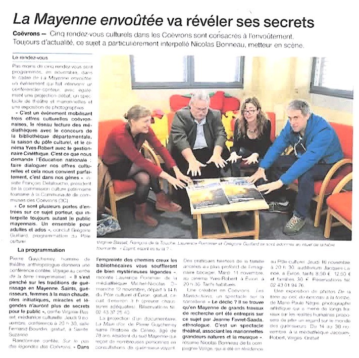 Mayenne envoûtée article