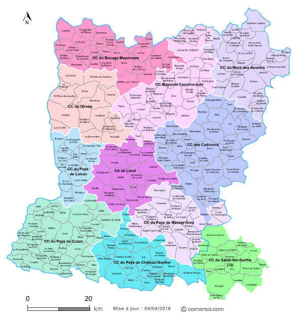 intercommunalites de la Mayenne