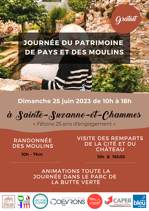 Affiche journée du parimoine de pays et des moulins 1